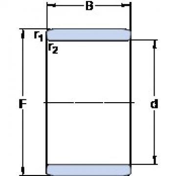 r, r1,2 min. SKF IR 95x110x35 Needle roller bearing components